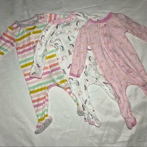 Cloud Island 3 Pk Rainbow Unicorn Sleep N Play